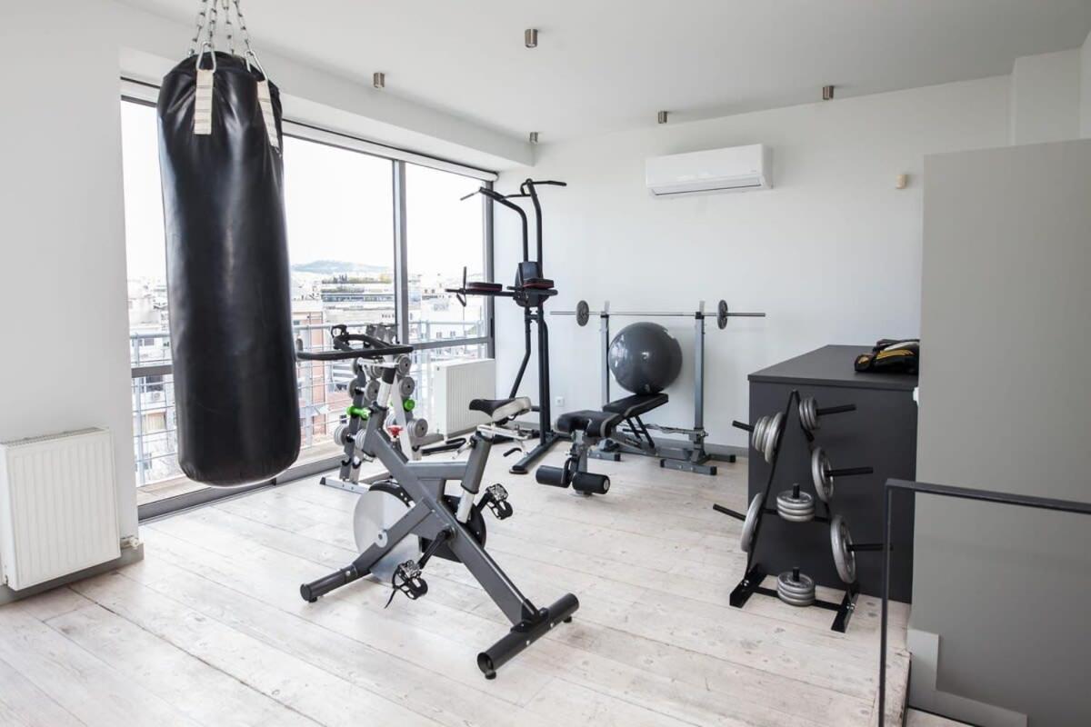 Penthouse With 360 View Of Athens And Private Gym Διαμέρισμα Εξωτερικό φωτογραφία